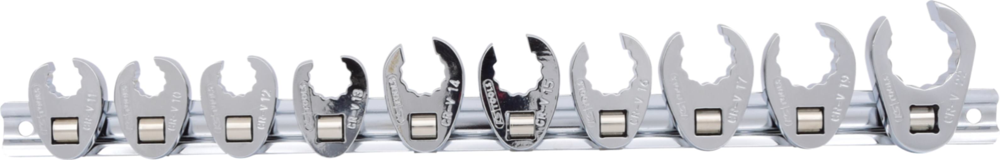KS Tools 913.3900 3/8'' 12-kant-Einsteck-Maulschlüssel-Satz, 10-tlg.10-22mm