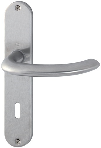 HOPPE 3042513 Langschildgarnitur Marseille E1138Z/302 Edelstahl F69 OB 72 mm DIN