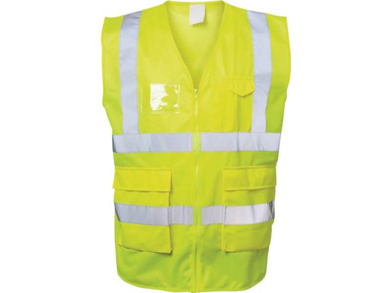 SAFESTYLE 23510-4 Warnweste ALBIN Größe XXL gelb EN ISO 20471 Kl.2/EN ISO 13688