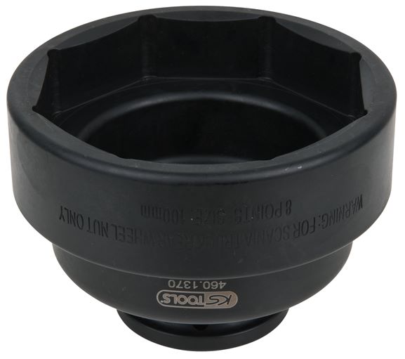 KS Tools 460.1370 3/4Achsmuttern-Schlüssel für Scania, 8-kant, 100 mm