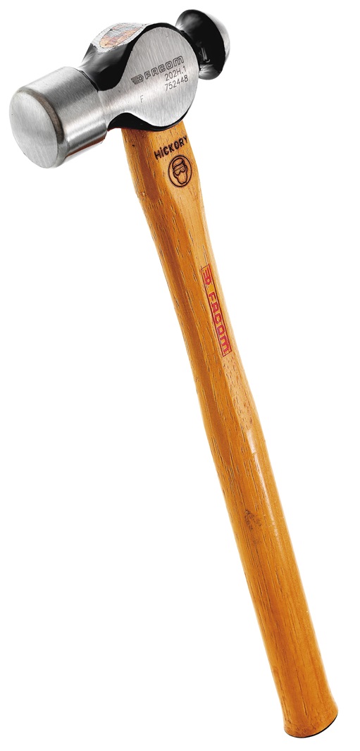 Facom 202H.1P1/2 Schlosserhammer mit Hickory-Stiel 37 mm