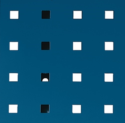 BOTT 14025115.11 Lochplatte  B457xL495mm enzianblau, RAL 5010