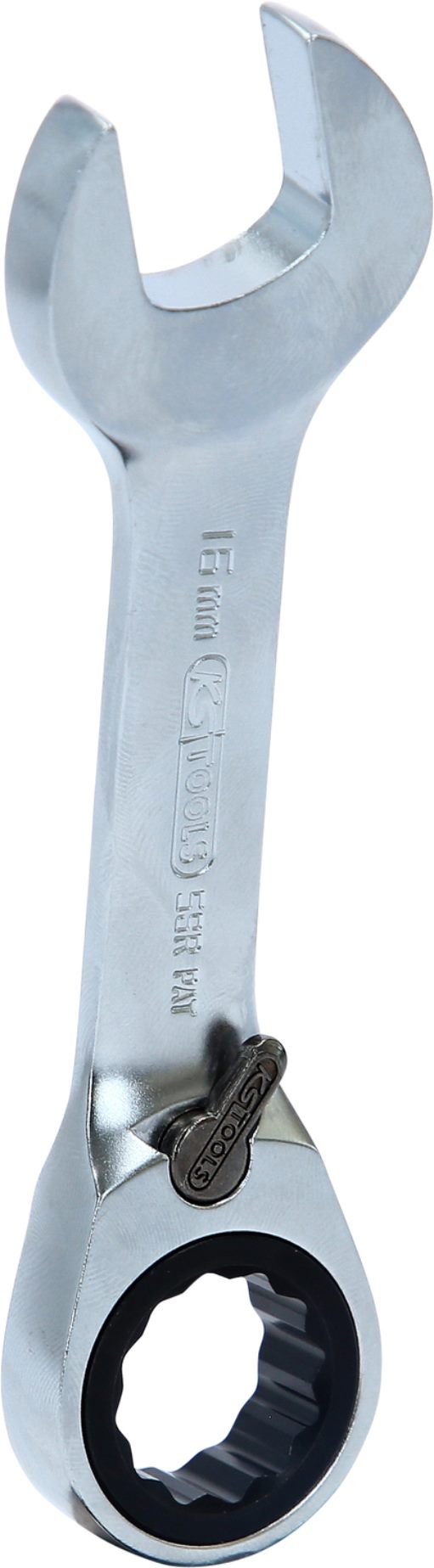 KS Tools 503.4639 GEARplus Ratschenringmaulschlüssel, kurz, 16mm