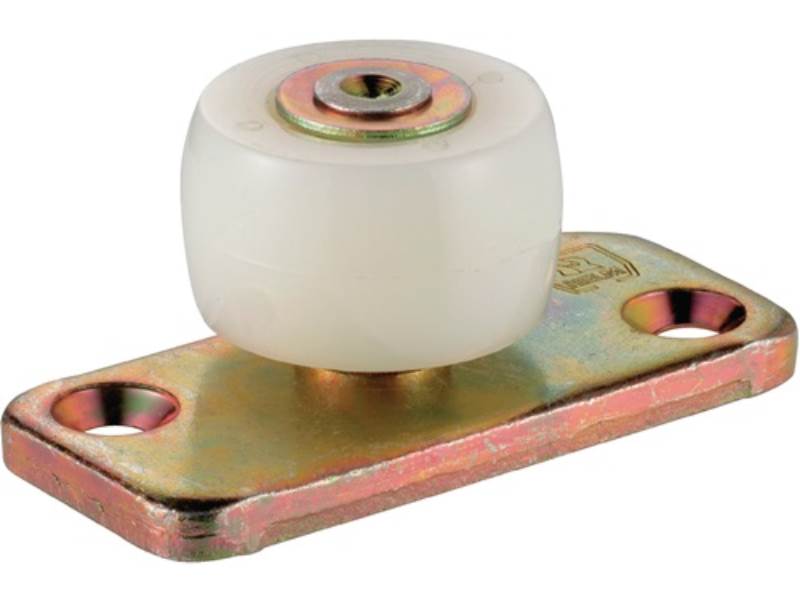 HELM 045962 Führungsrolle 459 PL Stahl verzinkt, gelb Kunststoffrolle