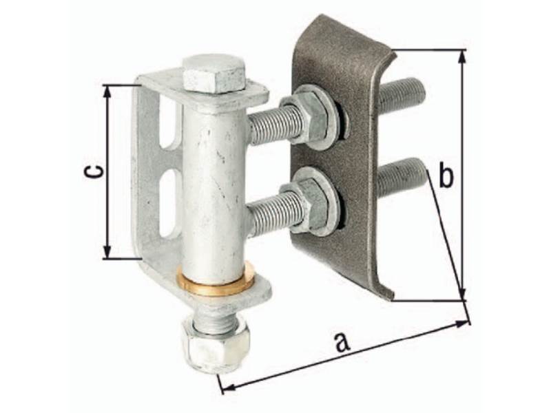 GAH 411350 Torband  135x136x101mm Stahl roh