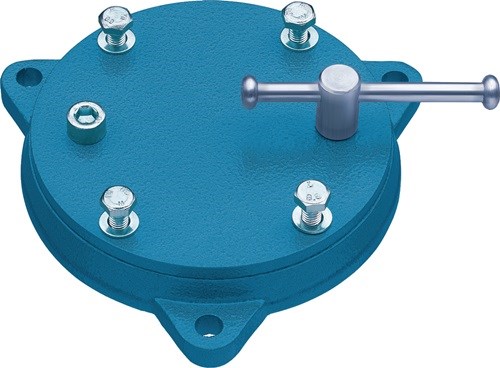 HEUER 103100 Drehteller HEUER Front für Backenbreite 100 mm stahlgeschmiedet