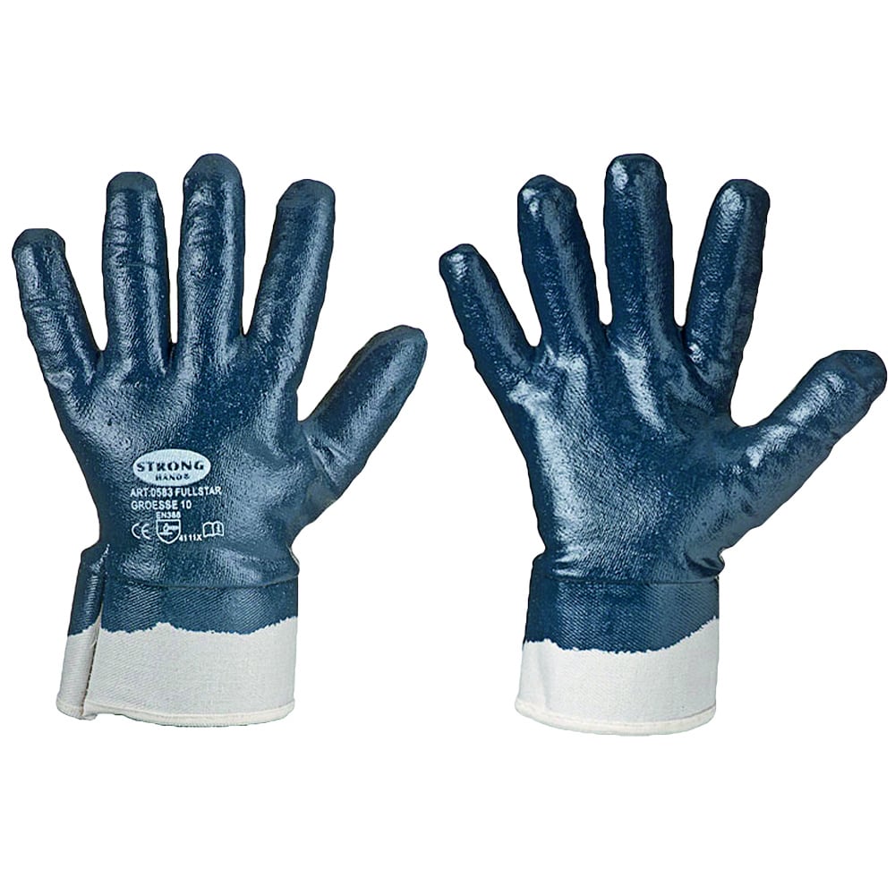 Gr .11 *FULLSTAR* STRONGHAND® HANDSCHUHE blau *FULLSTAR* STRONGHAND® GLOVES