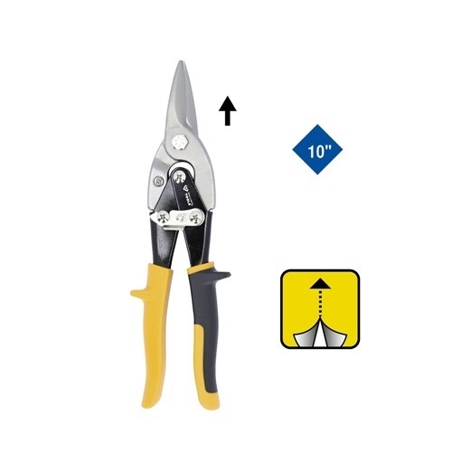 Brilliant Tools  BT067202 Hebel-Blechdurchgangsschere, gerader Schnitt