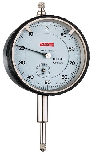 KÄFER 10225 Messuhr M2T links 10 mm Ablesung 0,01 mm Ziffernblatt linkslaufend 1