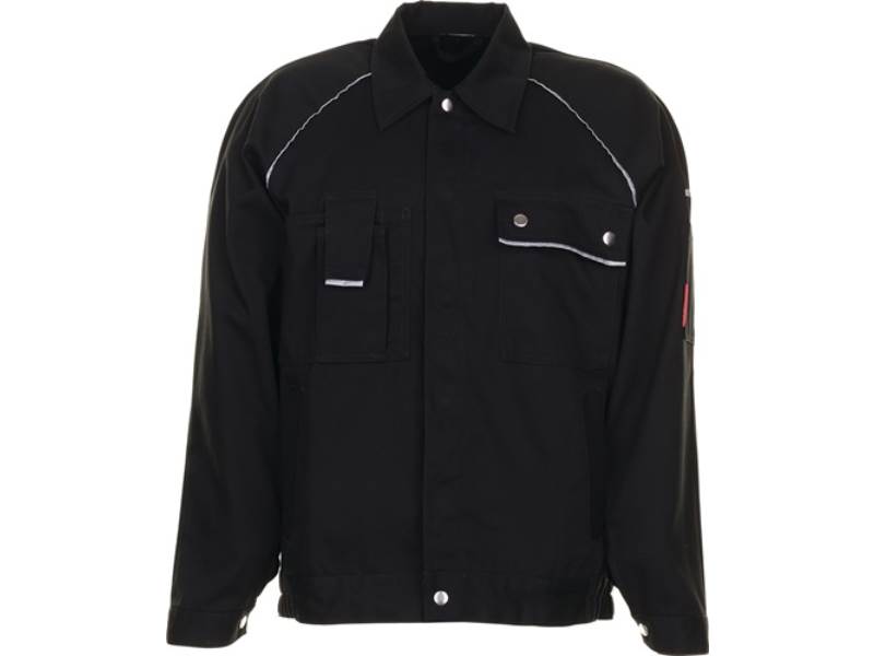 PLANAM 2114054 Bundjacke Canvas 320 Größe 54 schwarz/schwarz