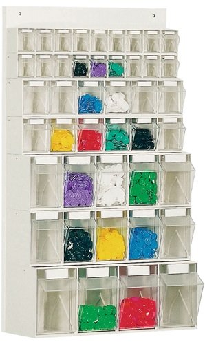 LOCKWEILER 1564413 Klarsichtmagazin  H960xB600xT185mm 18 x A, 12 x B, 10 x C, 4