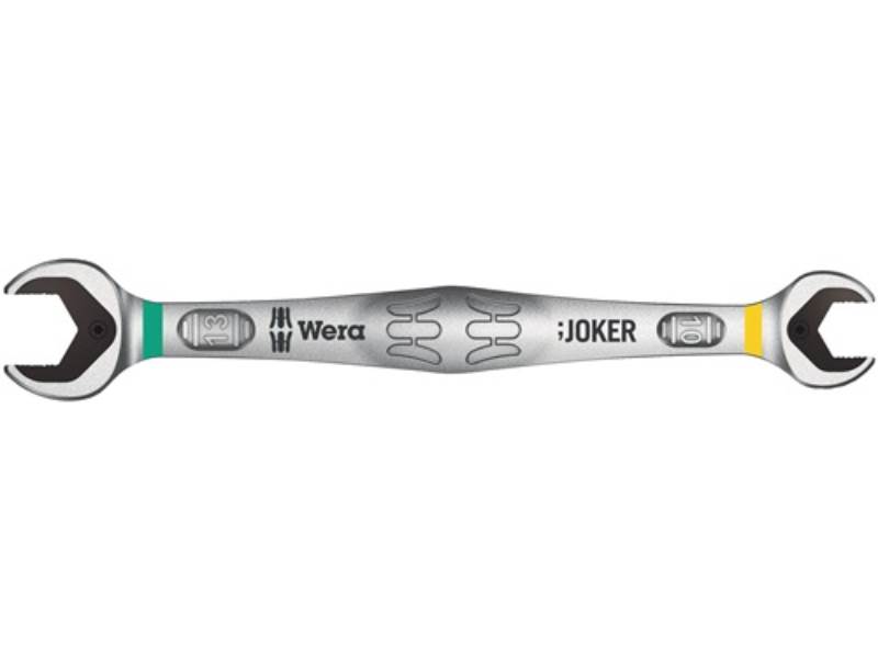 WERA 5003760001 Doppelmaulschlüssel Joker 10 x 13 mm Länge 167 mm verchromt