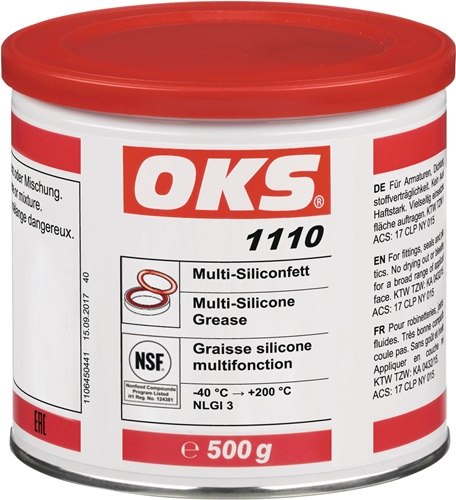 OKS 1106450441 Multisiliconfett 1110 NSF-H1 transparent 500 g