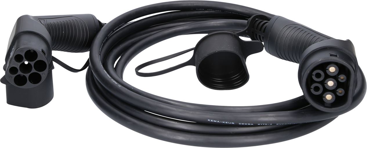 KS-Tools 117.7150 efuturo Ladekabel gerade, Typ 2 auf Typ 2 Stecker, 1 Phase, bi