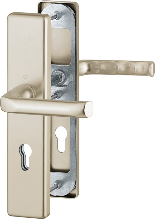 HOPPE 3701363 Schutzgarnitur London 113/2221/2410 Aluminium F2 72 mm 41-46 mm