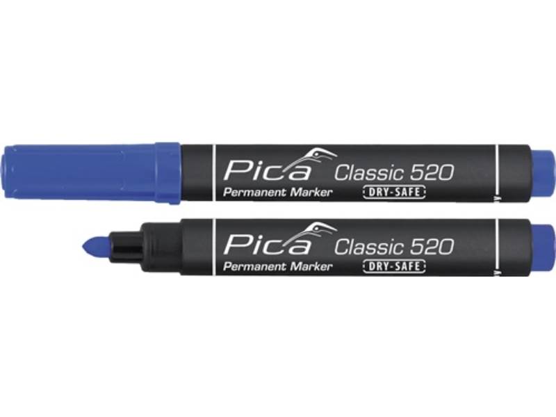 PICA 520/41 Permanentmarker Classic blau Strichbreite 1 - 4 mm Rundspitze