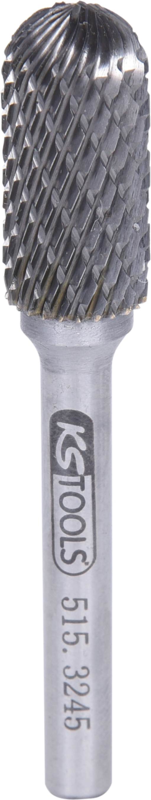 KS Tools 515.3245 HM Walzenrund-Frässtift Form C, 12mm