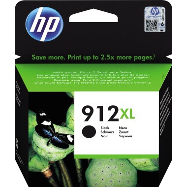 HP Tintenpatrone 3YL84AE 912XL 825Seiten schwarz