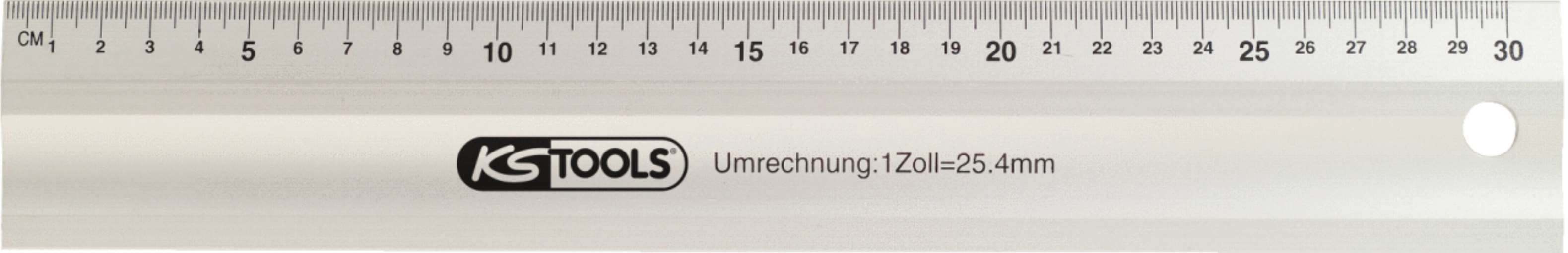 KS Tools 300.0122 Präzisions-Maßstab, 500mm