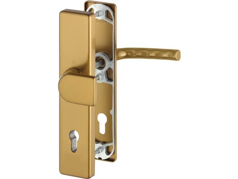 HOPPE 3958880 Schutzgarnitur Birmingham 78G/2222A/2440/1117 Aluminium F4 92 mm 6