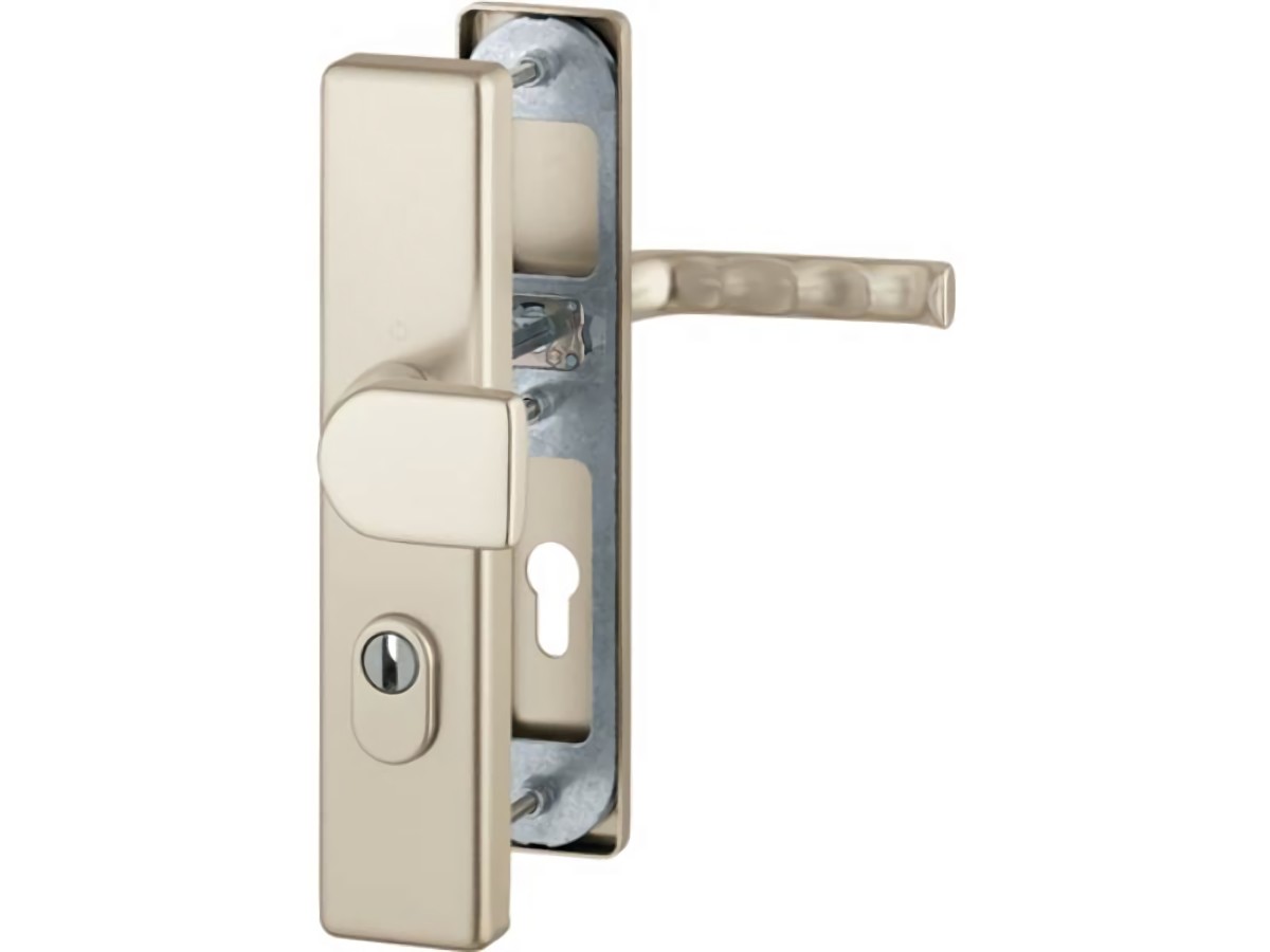 HOPPE 3701911 Schutzgarnitur London 78G/2222ZA/2410/113 Aluminium F2 72 mm 41-46