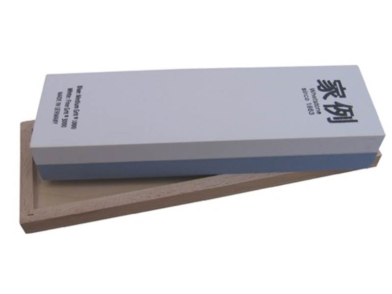 MÜLLER 843407 Abziehstein  L200xB60xH30mm 400 / 1000 im Holzkasten