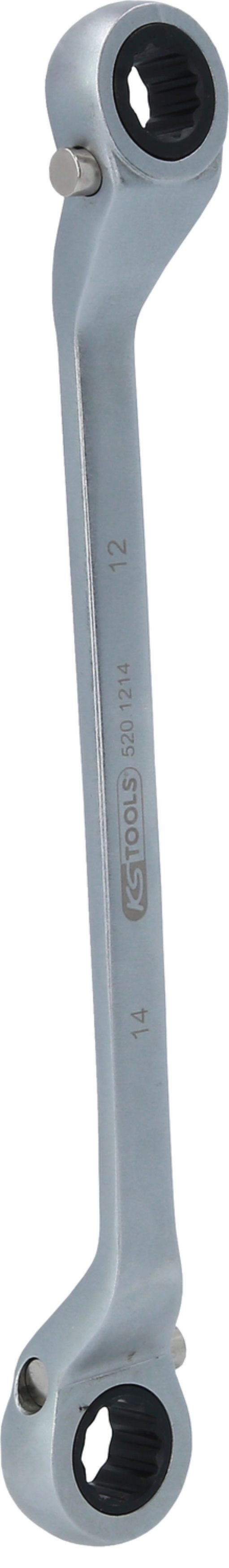 KS Tools 520.1214 CLASSIC Ratschenringschlüssel, umschaltbar, 12x14mm