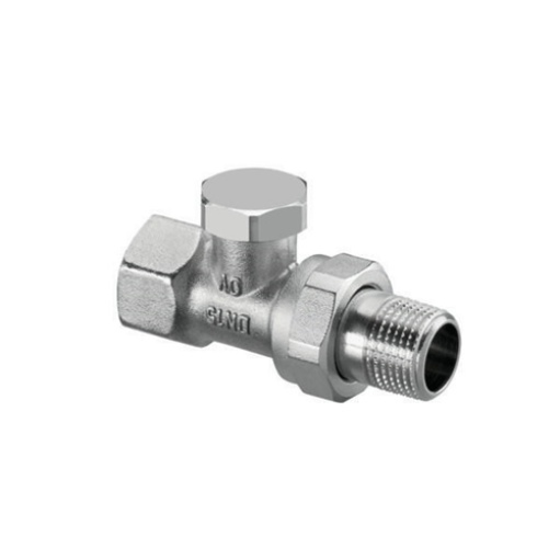 OVENTROP 1091162 HK-Verschraubung Combi 2 PN 10, Messing vernickelt, Durchgang D