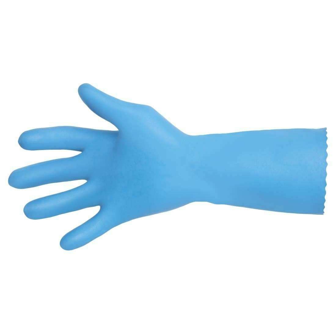 Mapa 308 Jersette Gr.8 Handschuh Naturlatex, blau