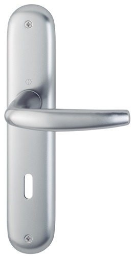 HOPPE 2791571 Langschildgarnitur Atlanta 1530/273P Aluminium F1 OB 72 mm DIN lin
