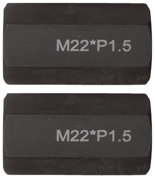 KS TOOLS 460.1776 Gewindeadapter-Satz M22x1,5x65mm, 2-tlg.