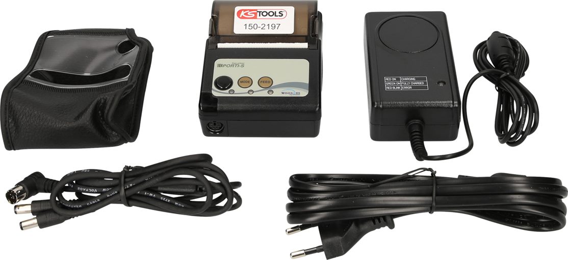 KS Tools 150.2197 Drucker für Bremsflüssigkeits-Tester