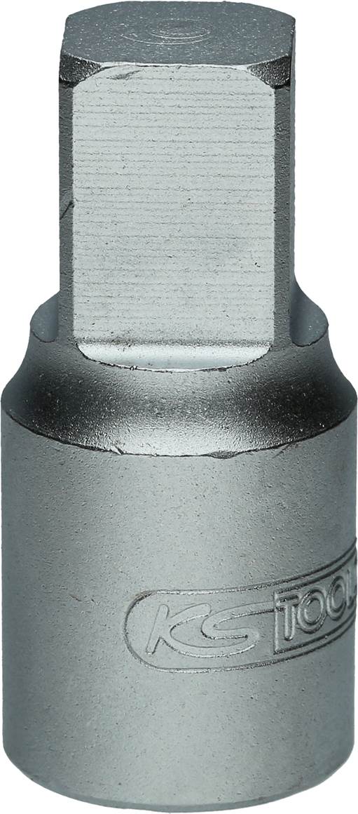KS-Tools 150.9116 3/8'' Öldienst-Bit-Stecknuss für Innenvierkant-Schrauben, 12 m