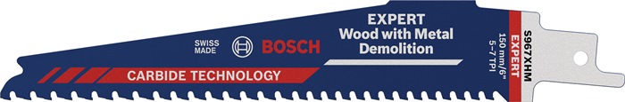 BOSCH 2608900399 Säbelsägeblatt Wood Metal Demolition S 1167 XHM Länge 225 mm Br