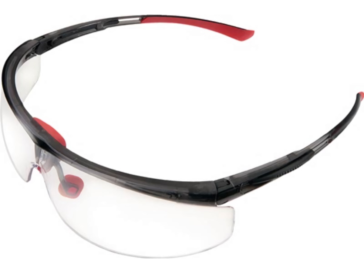 HONEYWELL 1030749HS Schutzbrille Adaptec EN 166-1FT Bügel schwarz/rot, Scheibe k