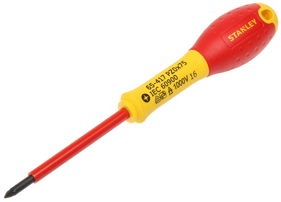 Stanley 0-65-417 Schraubendreher FatMax isoliert PZ0 75mm