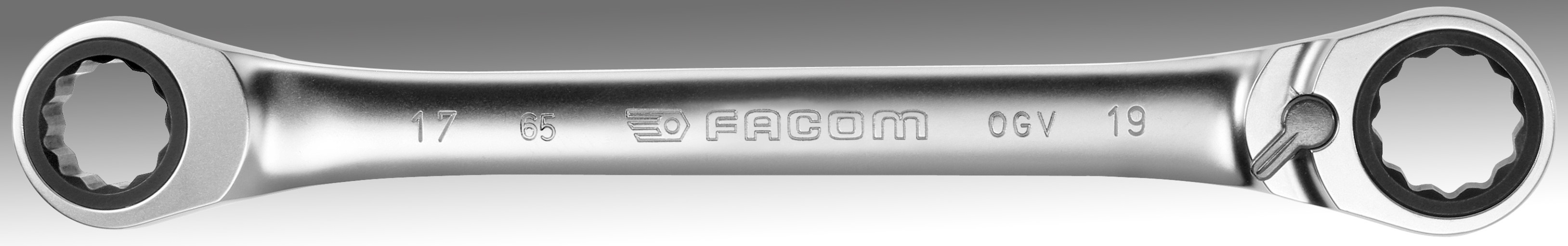 Facom 65.21X23 Knarrenringschluessel gekroepft 21x23 mm