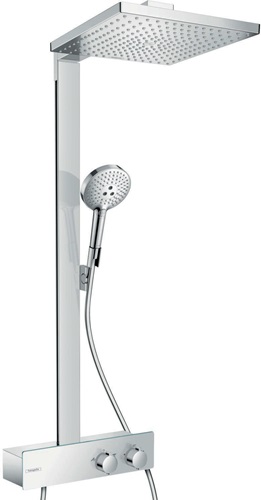 HANSGROHE 27361000 Showerpipe RAINDANCE E 300 350 ST chrom mit ShowerTablet