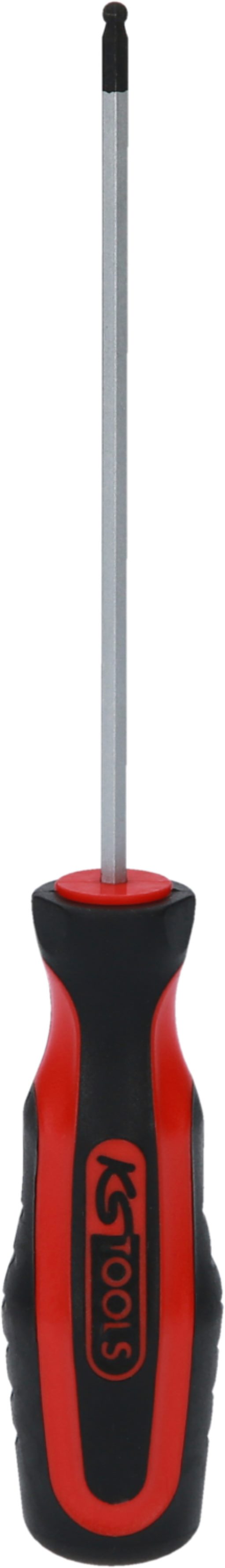 KS Tools 159.1061 ERGOTORQUEplus Schraubendreher Innensechskant mit Kugelkopf, 3