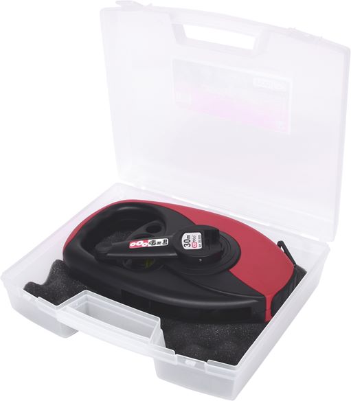 KS Tools 300.0055 Rahmenbandmaß mit gelbem Stahlband, 30m