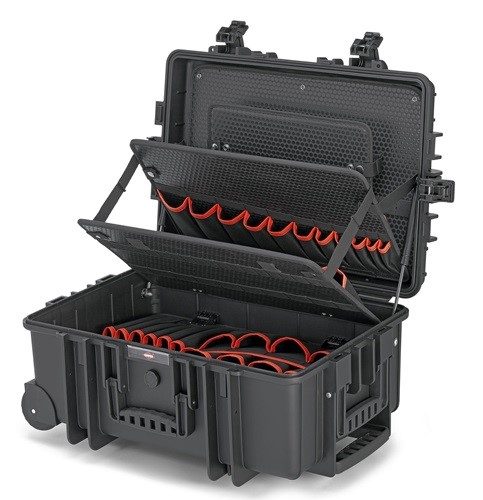 KNIPEX 00 21 37 LE Werkzeugkoffer Robust 45 leer Leerkoffer staub-, wasserdicht,