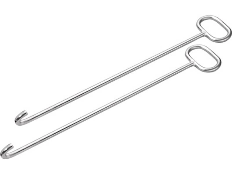 HÄRKE 480022 Kanaldeckelheber  Länge 800 mm mit U-Haken verzinkt