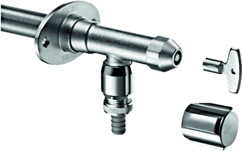 SCHELL 039970399 Außenwandarmatur POLAR II frostsicher, Installationsbausatz ohn