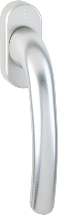HOPPE 8106619 Fenstergriff Tokyo 0710/U26 Aluminium 32 mm F1 / naturfarbig Stand