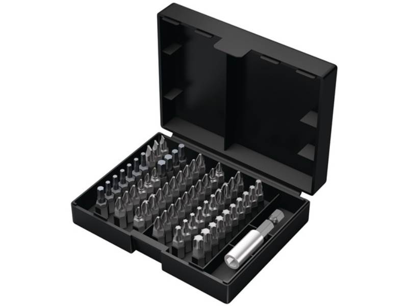 WERA 5057127001 Bitsortiment Bit-Safe Classic 4 61-teilig Schlitz/PH/PZD/TX/6Kt.