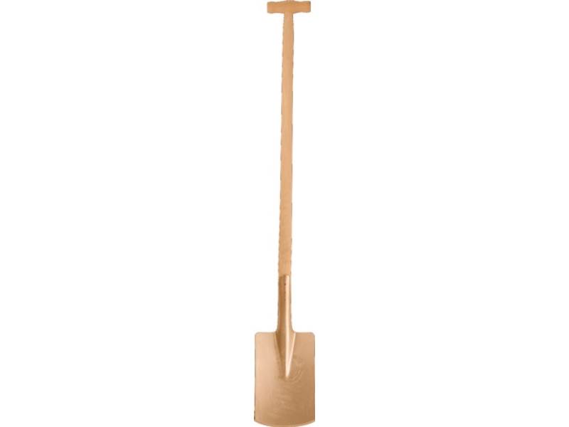 ENDRES TOOLS 1521160S Spaten  260 x 170 mm mit T-Stiel funkenfrei