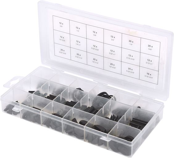 KS Tools 970.0520 Sortiment Spannstift/Seegering/Federkeile/E-Sicherungsring, 29
