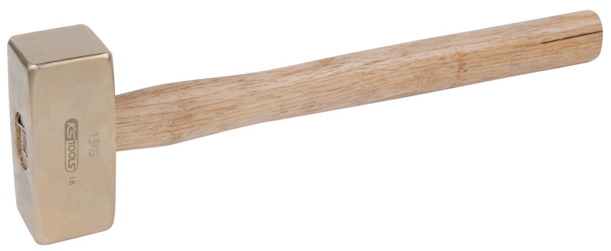 KS Tools 963.2060 BRONZEplus Fäustel 10000 g, mit Hickorystiel