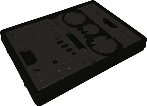 LOCKWEILER 1023501100 Klappbox  L485xB345xH230mm Inhalt 35 l mit 2 Griffen und F