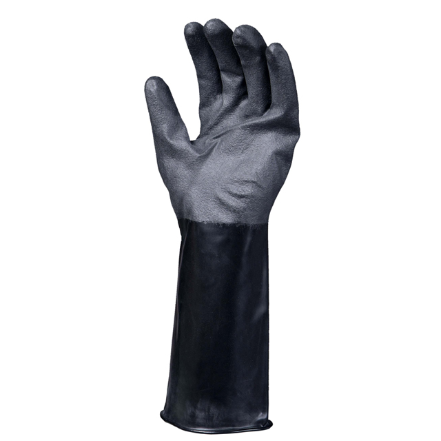 SHOWA Best© Butyl II 874R Gr.10 Handschuh Butylkautschuk schwarz gepudert